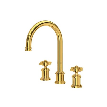 Rohl Armstrong Widespread Lavatory Faucet With C-Spout U.AR08D3XMULB